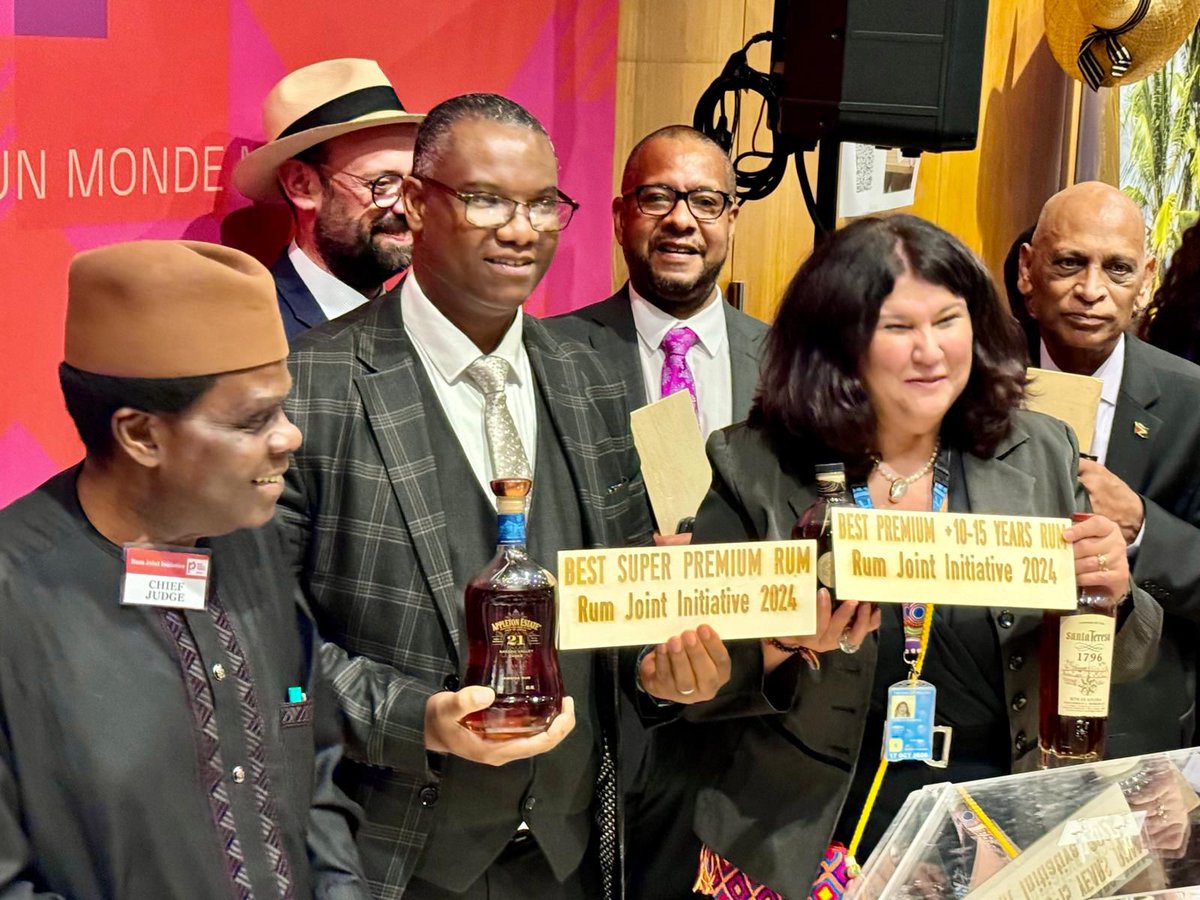 🇯🇲 topped the Super Premium Category at the <a href="/wto/">WTO</a> Joint Rum Initiative to close out the 2024 Public Forum last Friday.🏆🏆 Congrats to Venezeula with whom 🇯🇲 shared the top honour as well as to the winners in other categories