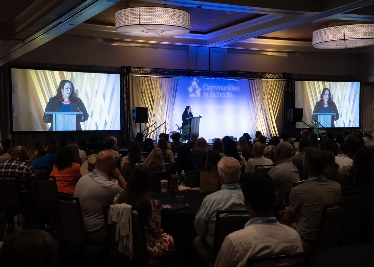 I had the honor of sharing a part of my personal story at the national <a href="/CISNational/">Communities In Schools</a> Leadership Town Hall. EVERY student deserves to be seen. It was amazing being in a room of champions for children! #OneFortWorth #StudentsFirst