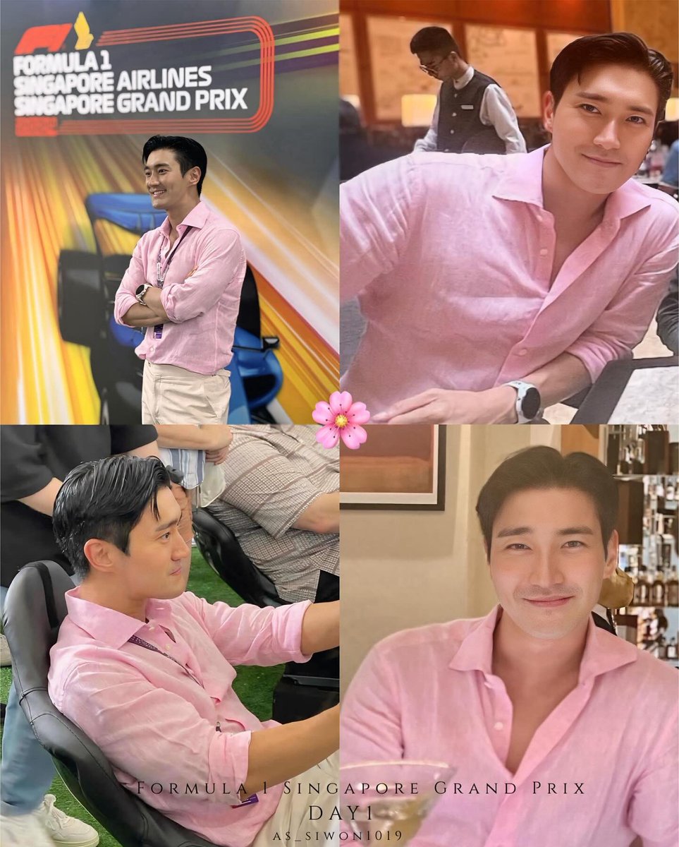 swas1019's tweet photo. Good morning:)I hope you have a great day 🌸💕☺️@siwonchoi
Formula 1 Singapore Airlines Singapore Grand Prix 2024 DAY1. #haveablessedweekend
©️ owner
#f1singapore #siwoninsingapore
#최시원 #siwon #siwonchoi #シウォン
#崔始源 https://t.co/XlM2zGmN1m