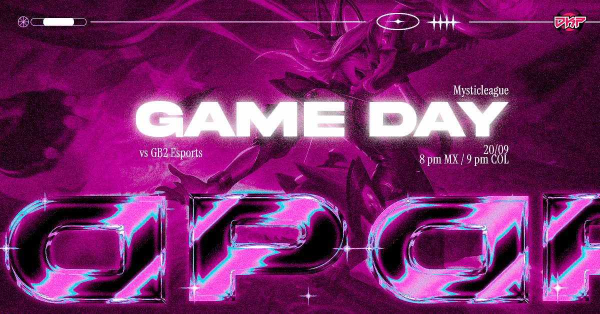 Último paso antes de Play off en la <a href="/MysticLatam/">Mystic League</a> 
vs <a href="/GB2eSports/">GB2 eSports</a> 
8pm 🇲🇽/9pm🇨🇴