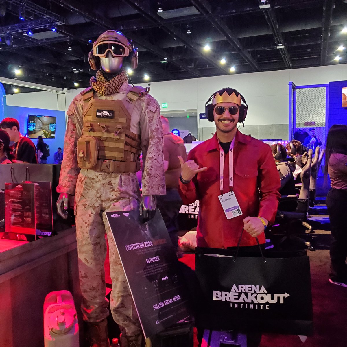 Thank you <a href="/ArenaBreakoutPC/">Arena Breakout Infinite</a> for showing me your game, can't wait to try it! #abitwitchcon2024