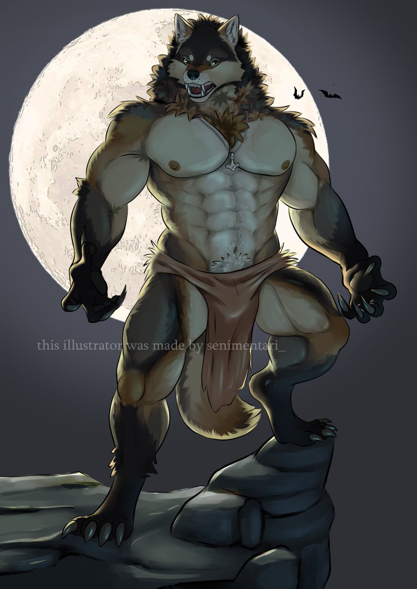 Leave him, he wants to enjoy the weekend
---------------------
Full moon hits in the weekend
Commission for <a href="/AethyrUlf/">Aethyr Heartsong ΘΔ🐺🌕</a>