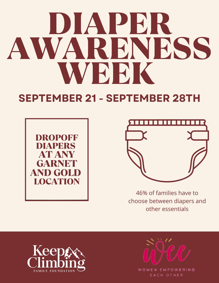 KeepClimbingff's tweet image. We’re grateful to be partnering with @garnetandgold to host a diaper drive in support Women Empowering Each Other, the Tallahassee diaper bank! 

Diaper donations can be dropped off at any G&amp;amp;G location this week! 
#KeepCLIMBing #NoleFamily #SERVE
