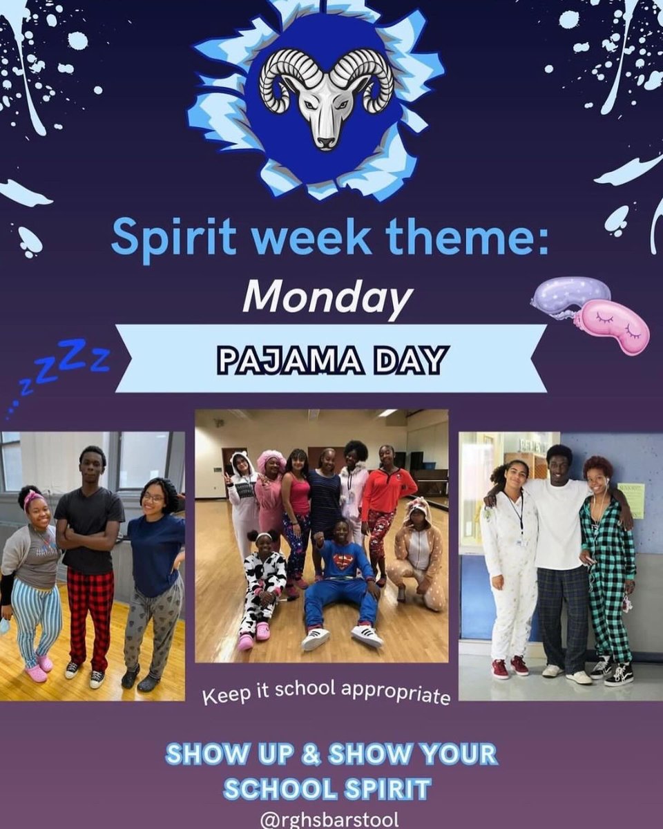 RGHS_official's tweet image. Next week is Homecoming Week! Show your Ram PRIDE and participate in each Spirit Day! 💛💙💛💙 #viewtime #hoco2k24