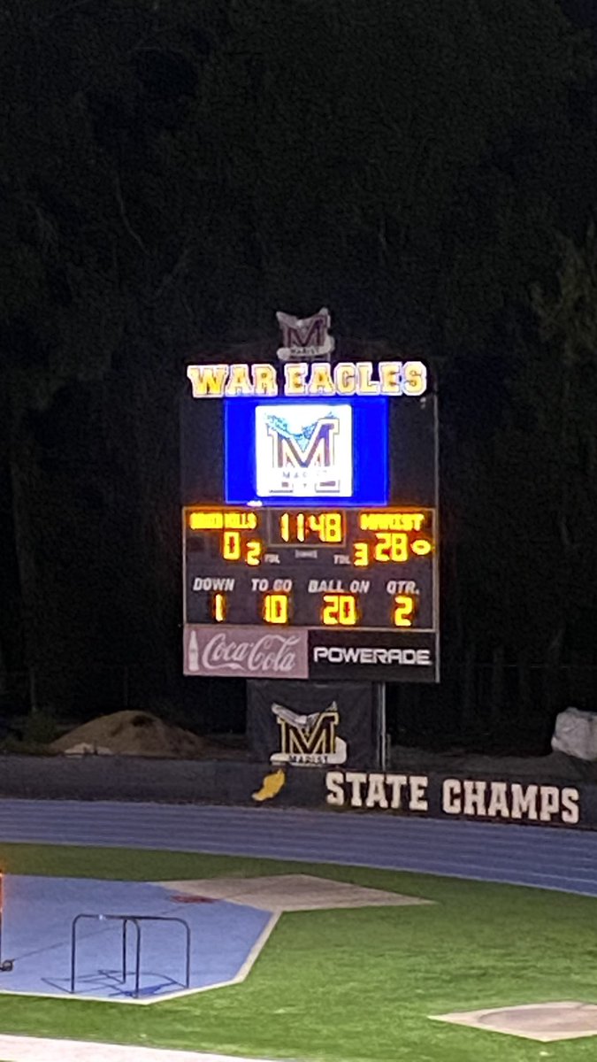 Brayden Lewis with a 40 yard rush touchdown! 🦅🦅🦅 #WDE <a href="/NFHSNetwork/">NFHS Network</a>