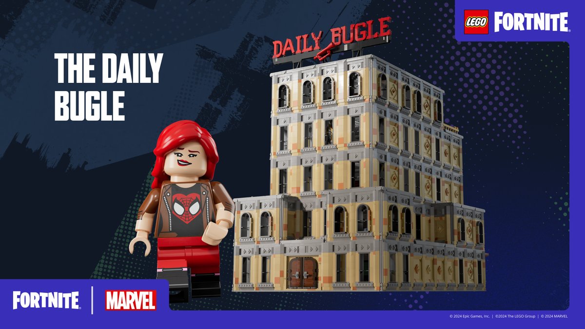 Fortnite's tweet photo. Always looking out for the latest on a certain Web-Slinger. 

The Daily Bugle LEGO Kit is available now in the Shop: https://t.co/fejU3NkODQ https://t.co/Z5DZ3kCp2j