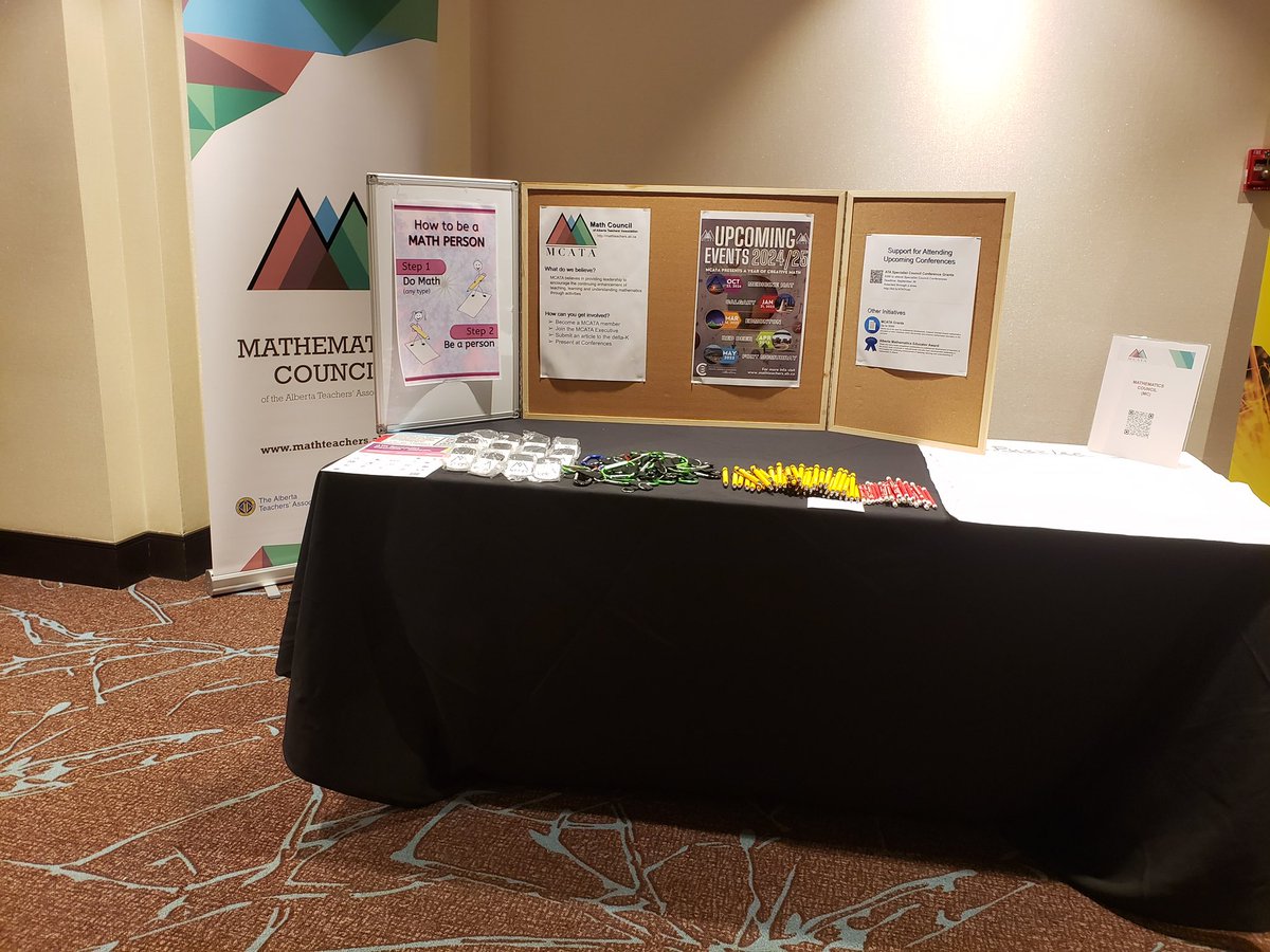 We are at Beginning Teachers Conference in Edmonton.