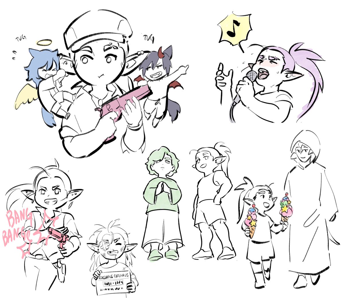 I may draw kof too much. do I have a problem?..🙃
#ffxivart  #sketchdump