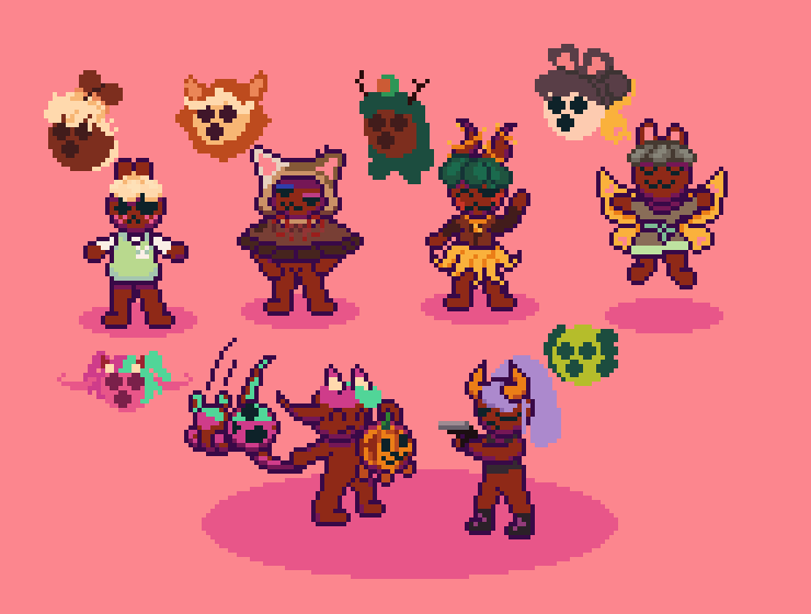 Remade my old redeems of friends I turned into Coconut people
FT. <a href="/peachibunnis_/">peachi ☆𖦹₊˚✩彡 ivan alive truther (ALNST)</a> <a href="/Caspiko_/">Sweven</a> @Squidsbe(on twitch!) <a href="/pinuwuk/">❤️ pin 😈 Retro Artist / Dev / Streamer 💔 @ bsky</a> and @ash_prater who both raided in!
#pixelart