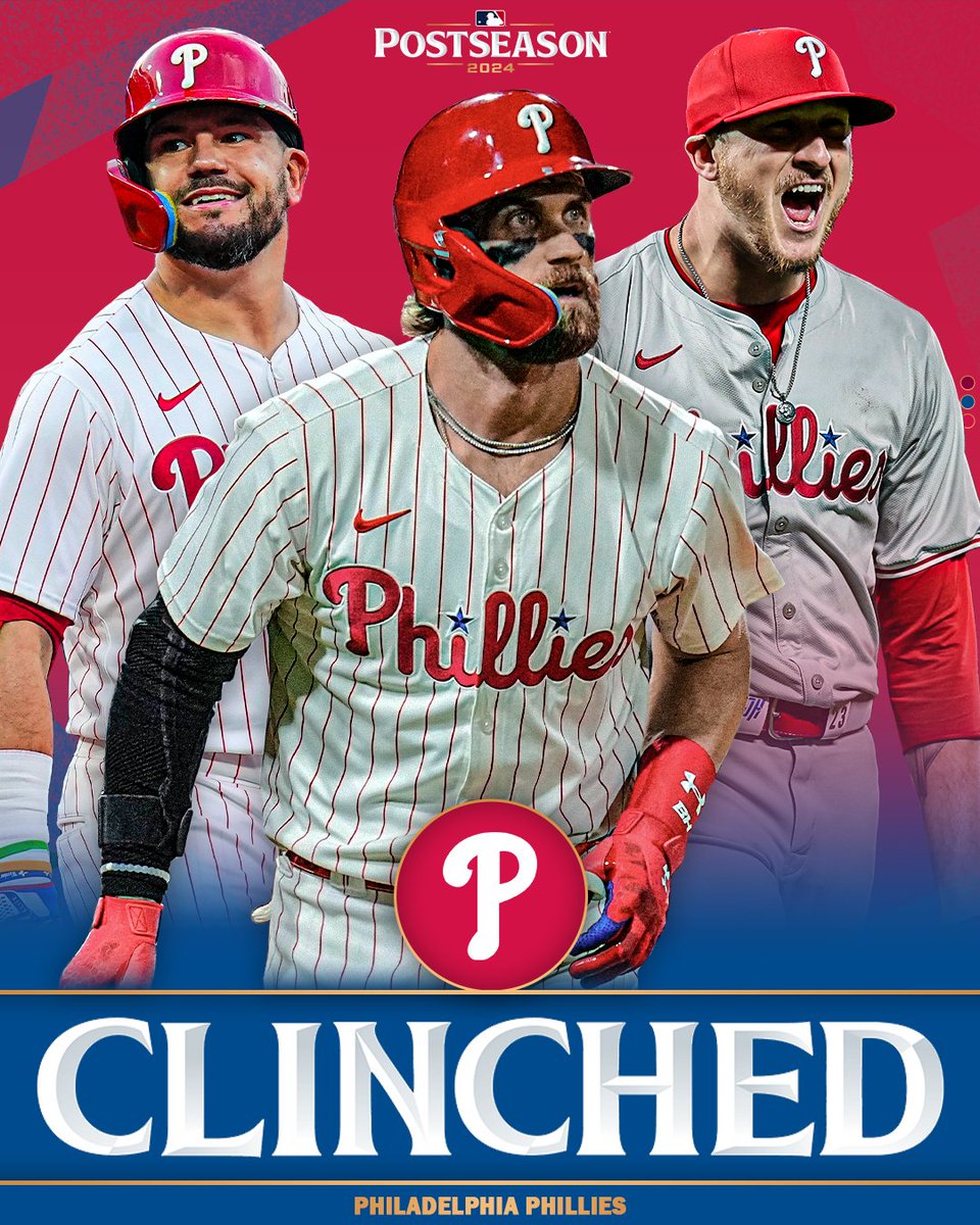MLBNetwork's tweet image. For the third straight season, there will be a Red October.

#CLINCHED