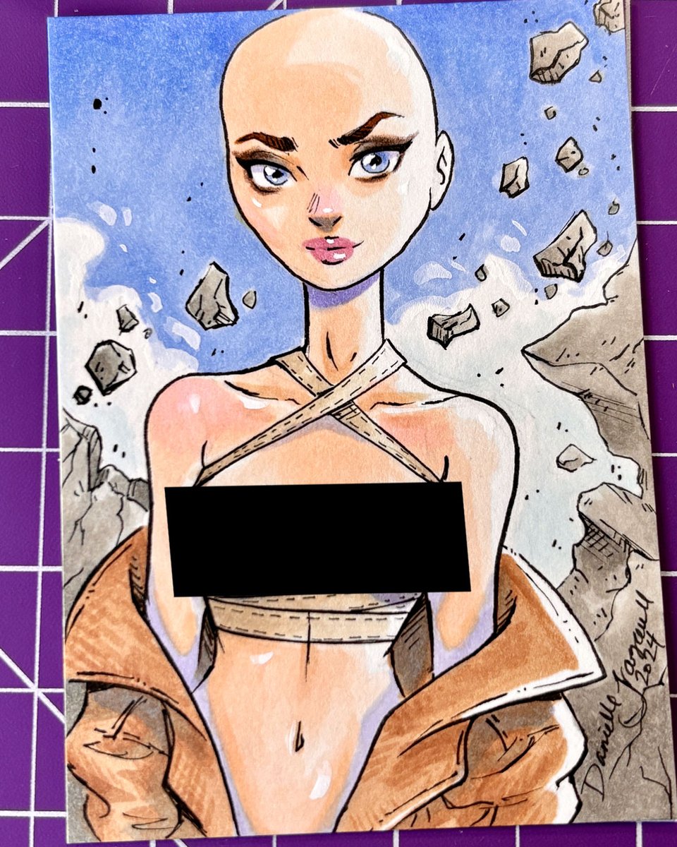 DanielleSoloud's tweet photo. Lady Deadpool, Cassandra Nova and X-23 commissioned pin-up sketchcard set https://t.co/W3gFE5XGkd