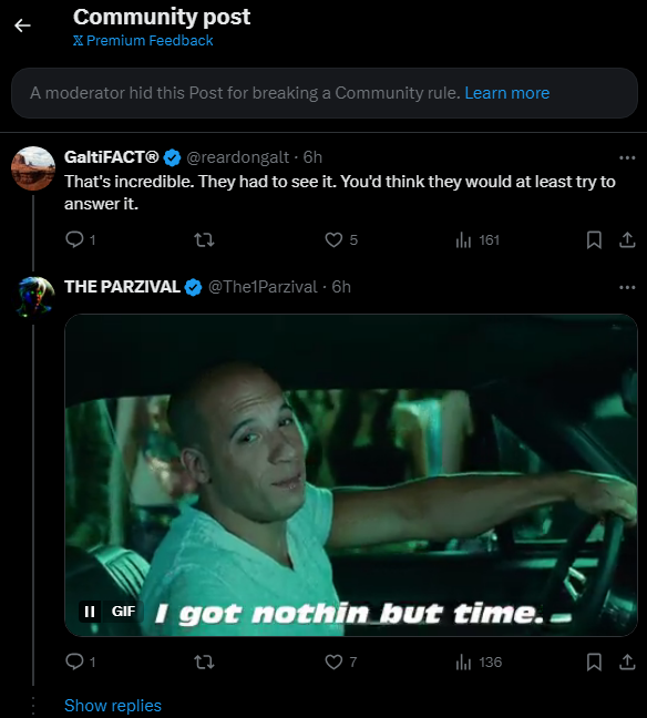 edwinbarnesc's tweet image. @X asking for feedback. 

@The1Parzival  Gives feedback about Censorship and post reaches 2.8 Million views.

@X proceeds to CENSOR 🤣🤣🤣🤣

@elonmusk should we discuss what's going on?