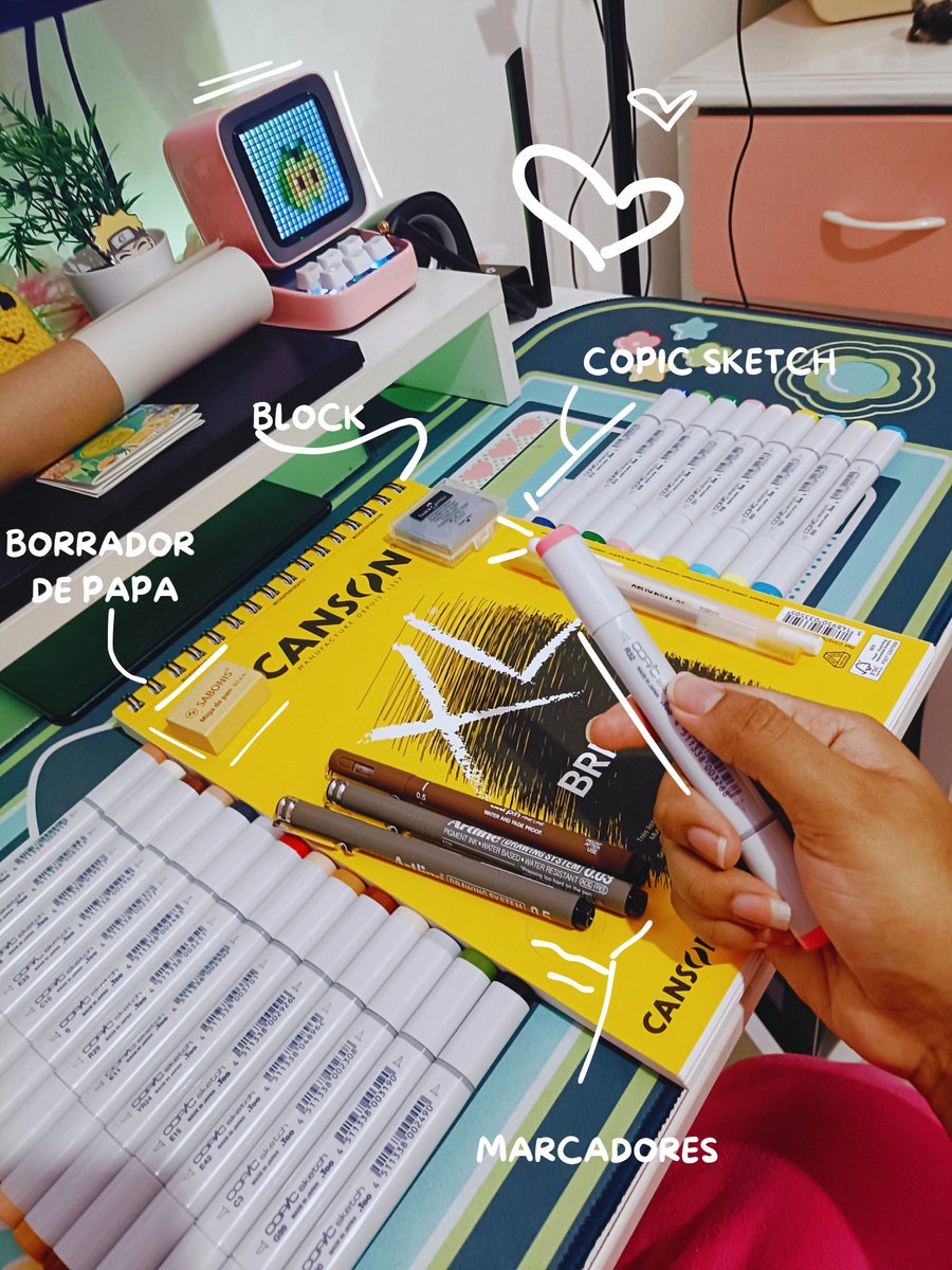 Me compré los marcadores COPIC SKETCH  ✨👌 veamos que desgracia sale 😂