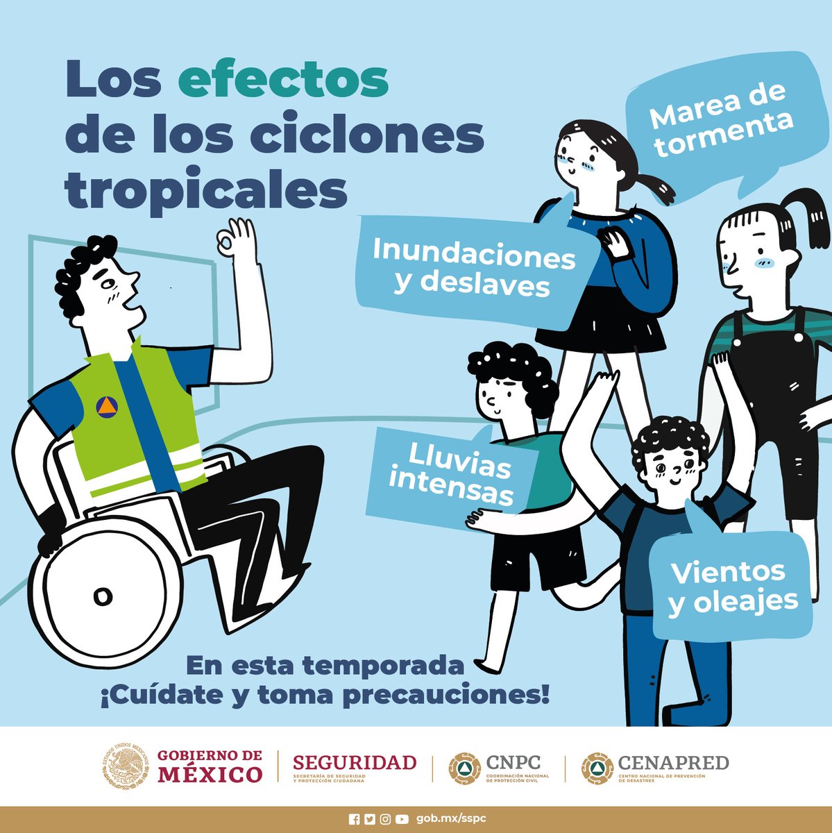 Coordinación Nacional de Protección Civil tweet media