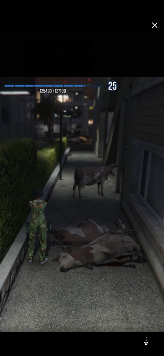 Droping cows from dmo lol can drop 100s ps4