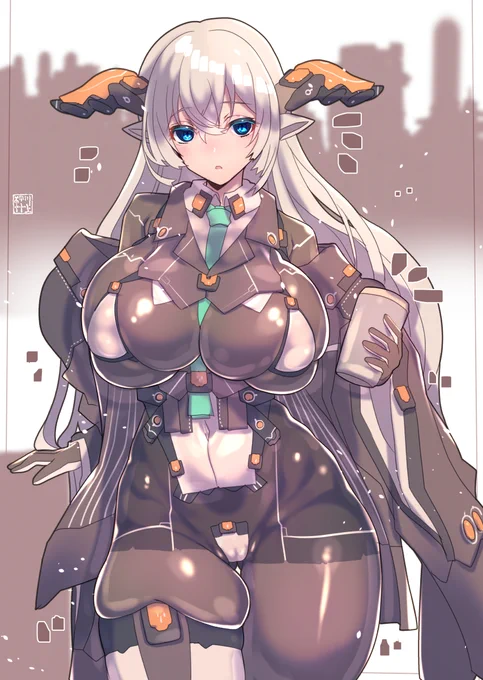 #見た人も無言で銀髪or白髪をあげる 
