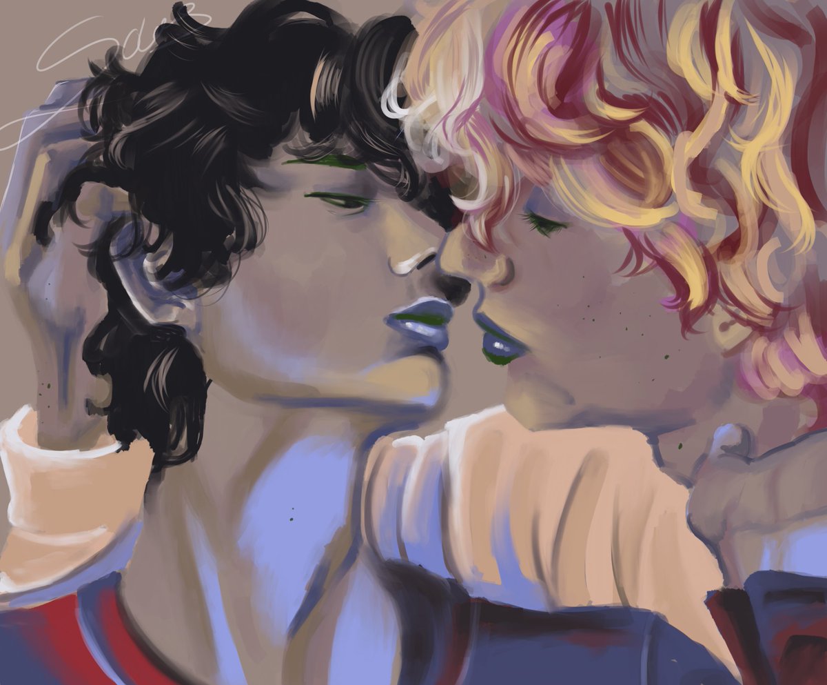 Solas_Ink's tweet photo. I was just trying to do a painting exercise and @BeansieGreensie was like
"Omg is that Jeremy and Jean!?" I guess it is now-
#aftg #TSC https://t.co/cr7CW1LTQo