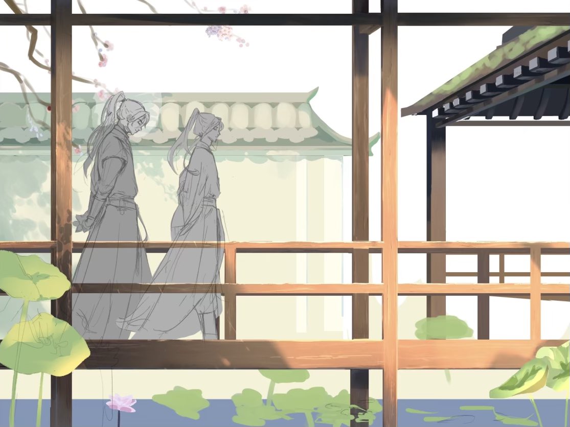 CourtStow10's tweet image. WIP of Red Lotus Pavilion  #2ha