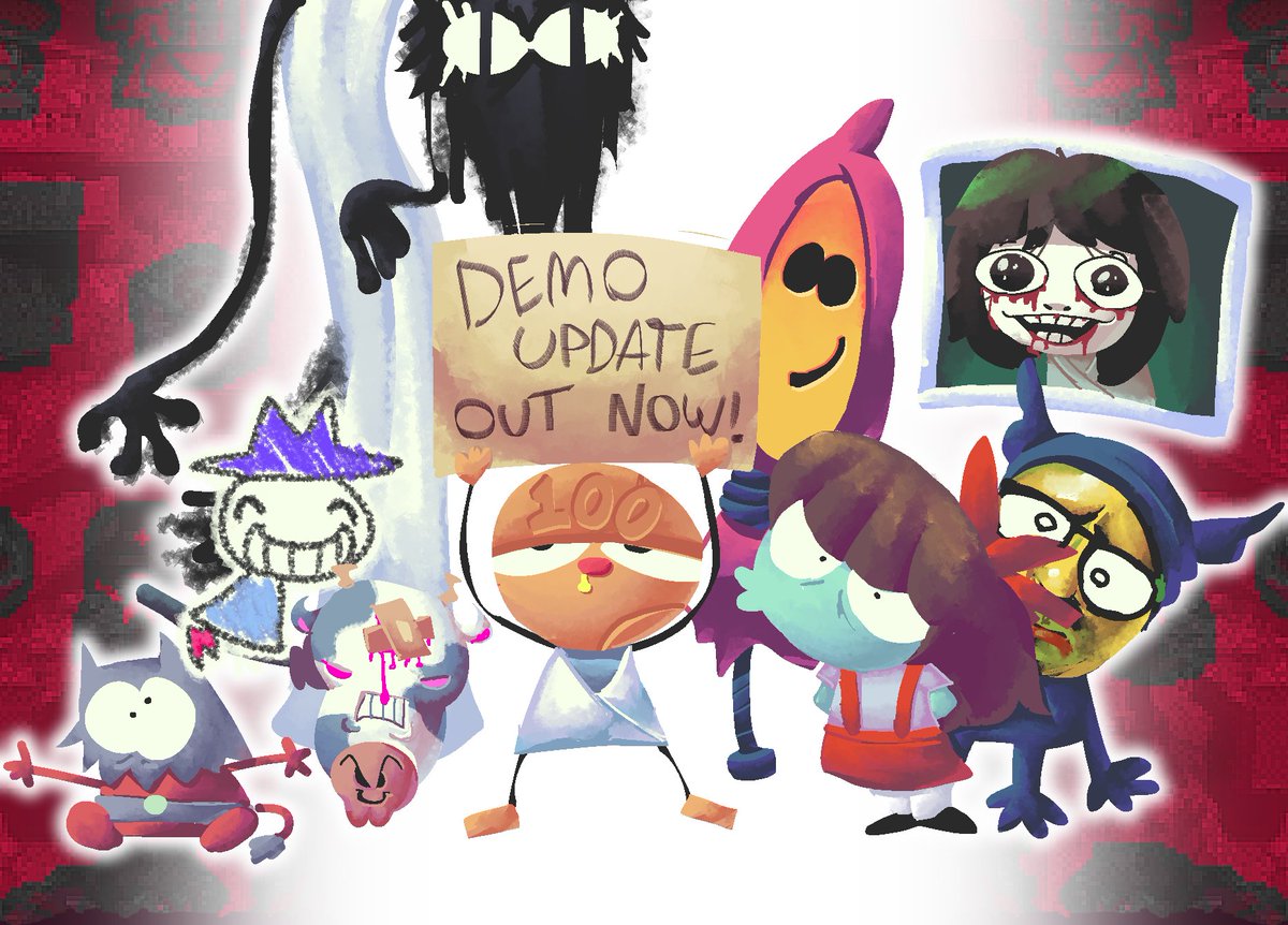 HEY!!! THE GIMMIKO DEMO JUST GOT A HUUUUGE UPDATE!!!
An animated intro! New movement! Enemy cards! Super extra juice! Gimmick editions! Nasty freaks! Graphical updates! Japanese and Chinese localization!!!
GO PLAY IT!!!!!! 👇👇👇👇👇
store.steampowered.com/app/2101420/GI…