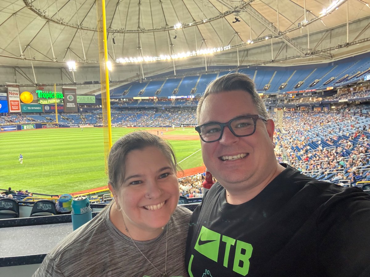 Game #20 for me this season. With my favorite Rays fan.