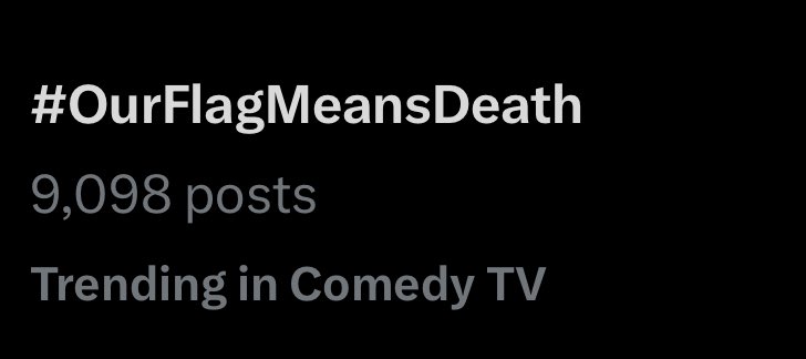 adoptourcrew's tweet photo. Ok crew, let’s get it to 10k! 

QRT with a screencap of your favorite scene and don’t forget to include your hashtags! #OurFlagMeansDeath #SupNetflix #AdoptOurCrew https://t.co/gcFbkVEfwV