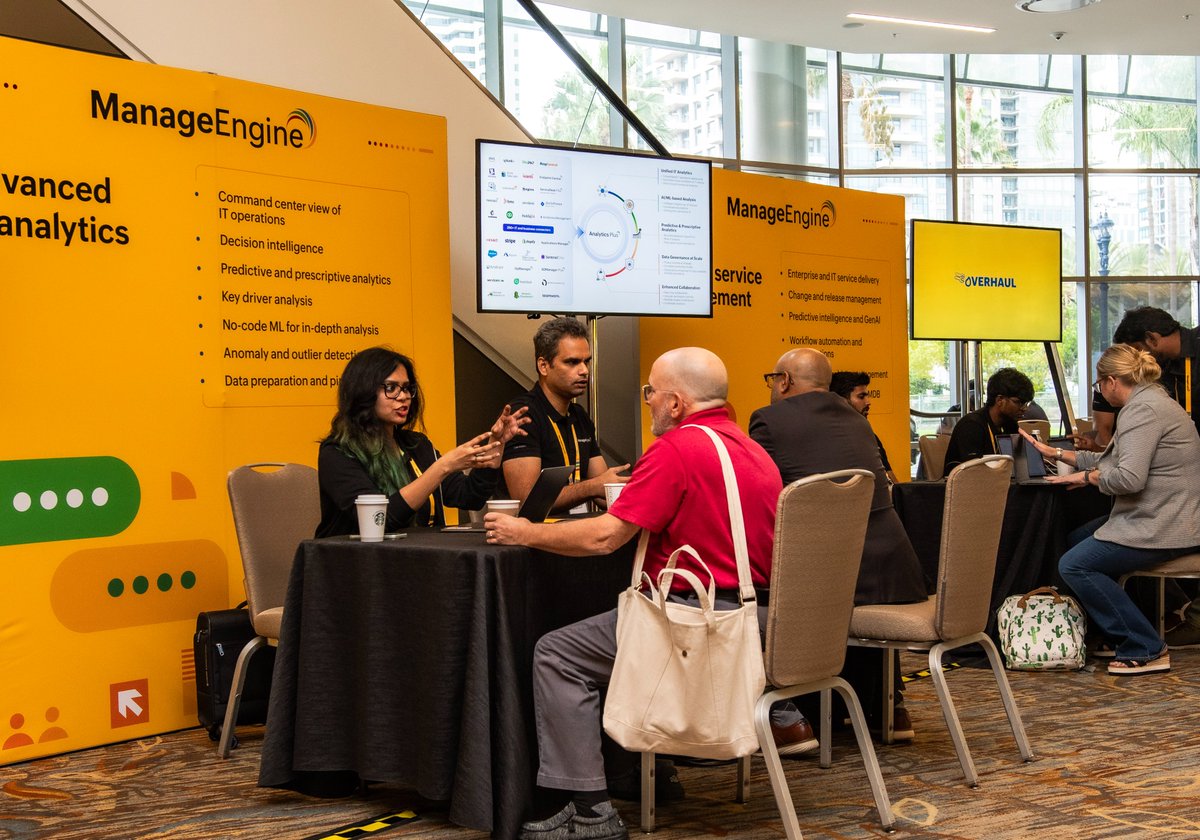 manageengine's tweet photo. #UserConfUSA comes to an end after two incredible days of learning, networking and fun.
A huge thanks to all our attendees, we hope that the conference was an engaging and enriching experience for you. Until we meet again! https://t.co/0w9OB5dmtp