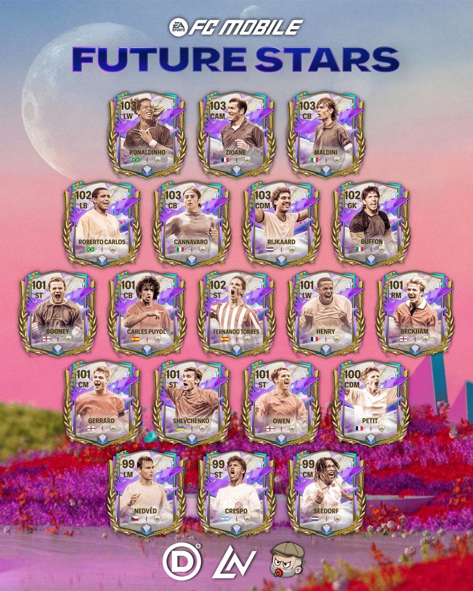 lean_xz10's tweet photo. 💫💥Future Stars🌟👑
 A new era is set to take over football, and with them relive the first wonder strikes, unforgettable performances and trophy lifts that built legacies. Legends and Future Stars
Pd: ❤ and 🔁 are appreciated https://t.co/yGq0b8ZWZB