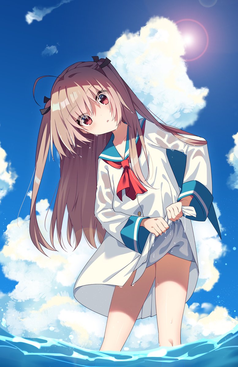 ┼─ #ATRI -My Dear Moments- 応援イラスト①② ─┼ アニメ放送📺を