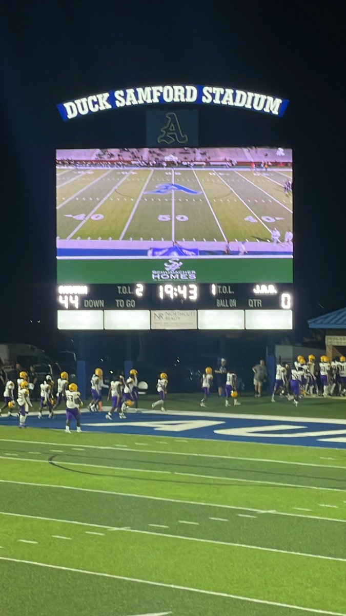 TheRealMarkA's tweet photo. @AL7AFootball Halftime in Auburn vs JAG https://t.co/fqX2QBKupy