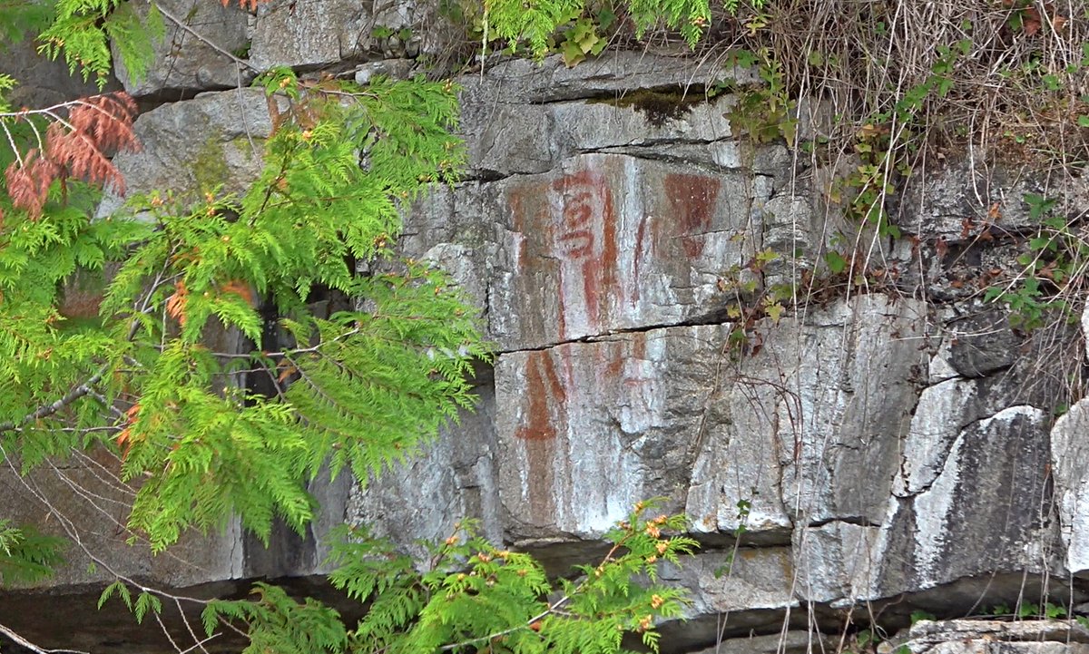 LoveYourRV's tweet image. You can find some ancient pictographs on the rock cliffs in Walsh Cove Provincial Park, BC. Here are a couple we scouted out from our dinghy explorations of the shoreline.
 
#britishcolumbia #boatingbc #desolationsound