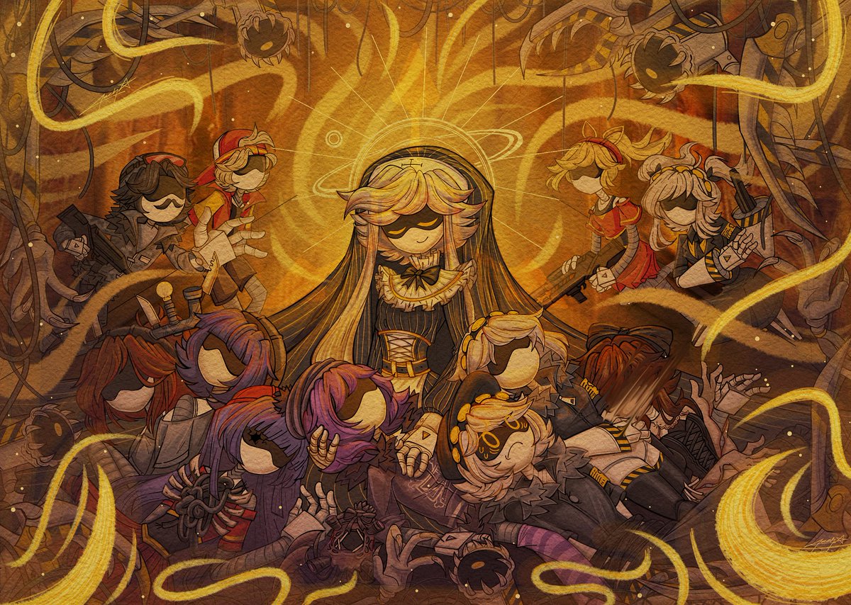 ☢️⚜️•—!𝙵𝚊𝚖𝚒𝚕𝚢 𝚜𝚕𝚞𝚖𝚋𝚎𝚛!—•⚜️☢️
.
"𝚃𝚑𝚎𝚢 a̶l̶l̶ 𝚜𝚎𝚎𝚖 𝚝𝚘 𝚋𝚎 𝚛𝚎𝚜𝚝𝚒𝚗𝚐 𝚠𝚎𝚕𝚕... *𝚝𝚒𝚑𝚒*"
.
I'm still alive ppl, dw-
(This piece is for smt special, along with many yall will see soon.)
#murderdrones #murderdronesfanart