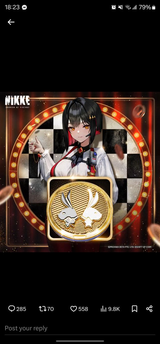Seraphim833's tweet photo. @NIKKE_en #NIKKELuckyCoin https://t.co/CrqB2y6mRZ
