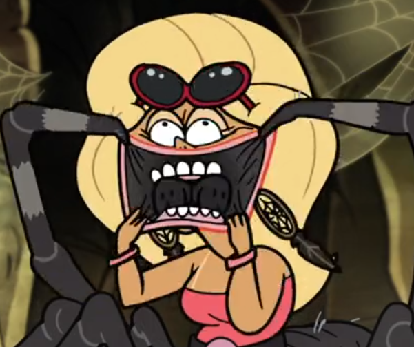 Watching Gravity Falls with friends and accidentally paused on a delightful frame.