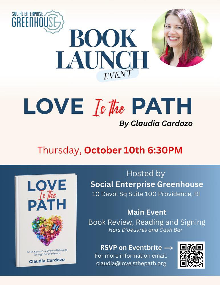 InnateFive's tweet photo. Join us on October 10, 2024 @segreenhouse to celebrate 'Love Is the Path' book launch! RSVP at https://t.co/f5UoAsiHcF https://t.co/fYBE7CbHWN