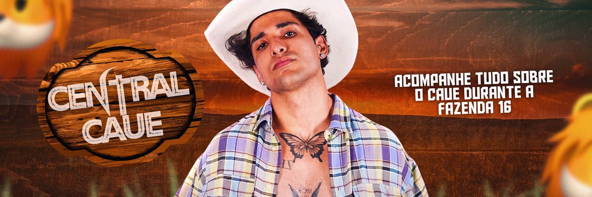 CentralCaueF's tweet photo. CHEGAMOS! Um ano depois viemos aqui apoiar o Cauê nessa jornada em #AFazenda16, já sigam o perfil, ativem as notificações e se preparem pra uma edição cheia de emoções! #TeamCaue🦁 https://t.co/f29EGJIRr0