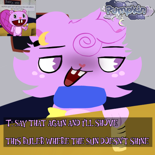 quevrixxie's tweet photo. Found something and found it funny
#Happytreefriends #Toothyhtf #Art #Fanart https://t.co/Av80bWMxrP