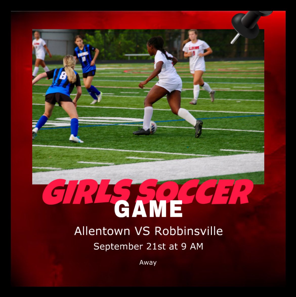 GAME DAY TOMORROW!!! ATOWN VS ROBBINSVILLE AT 9AM‼️