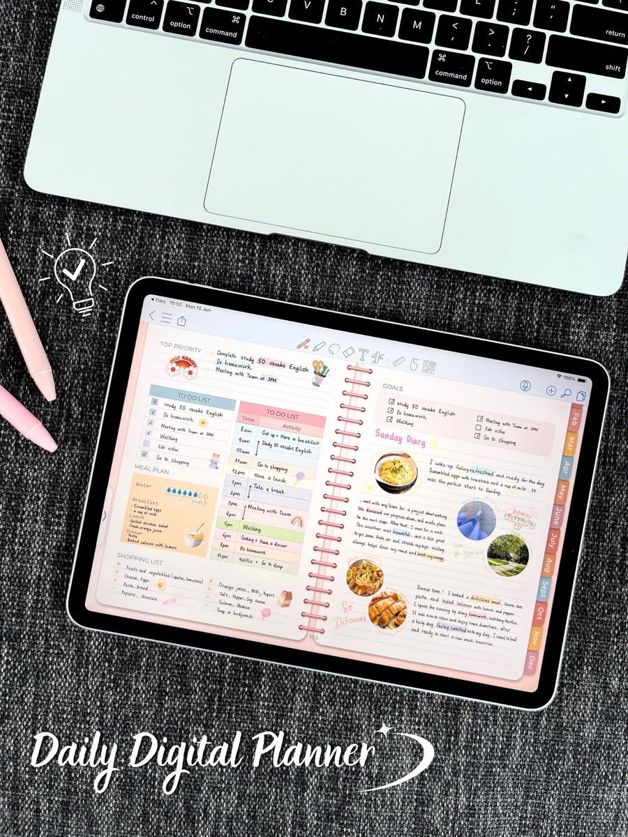 CollaNote's tweet photo. Stay on top of your tasks and boost productivity with our Daily Digital Planner! 📅✨ Keep everything organized in one place—perfect for your busy lifestyle.
#collanote #collanoteapp #takingnotes #digitalnotes #digitalplanner #ipad https://t.co/9wG8pdIuB8