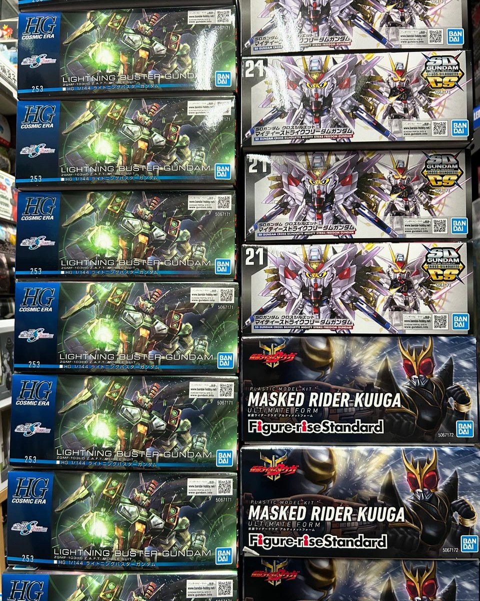 hobby808's tweet photo. 2024.9.21 入荷じゃ ٩( 'ω' )و
#バンダイ
#ガンダムseed
#sdガンダム
#仮面ライダー クウガアルティメットフォーム
#アーマードコア
#aromoredcore
#浜松 #模型屋 #プラモデル
#ホビーショップやおや
想像以上にあれだったのであれこれもう(ぇ https://t.co/6FiiHMtIlx