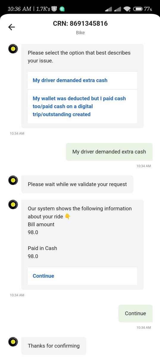 mYself_Nerd's tweet photo. Today I booked a ride on ola @ola_supports  @Olacabs ,the initial fare was ₹33 shown to me but when the ride completed  , the rider asked me  ₹98 ,  . And this is my second ride so  I dont have any penalty before .What is this behaviour ? I have emailed but no response yet. https://t.co/DhUtW4IlTq