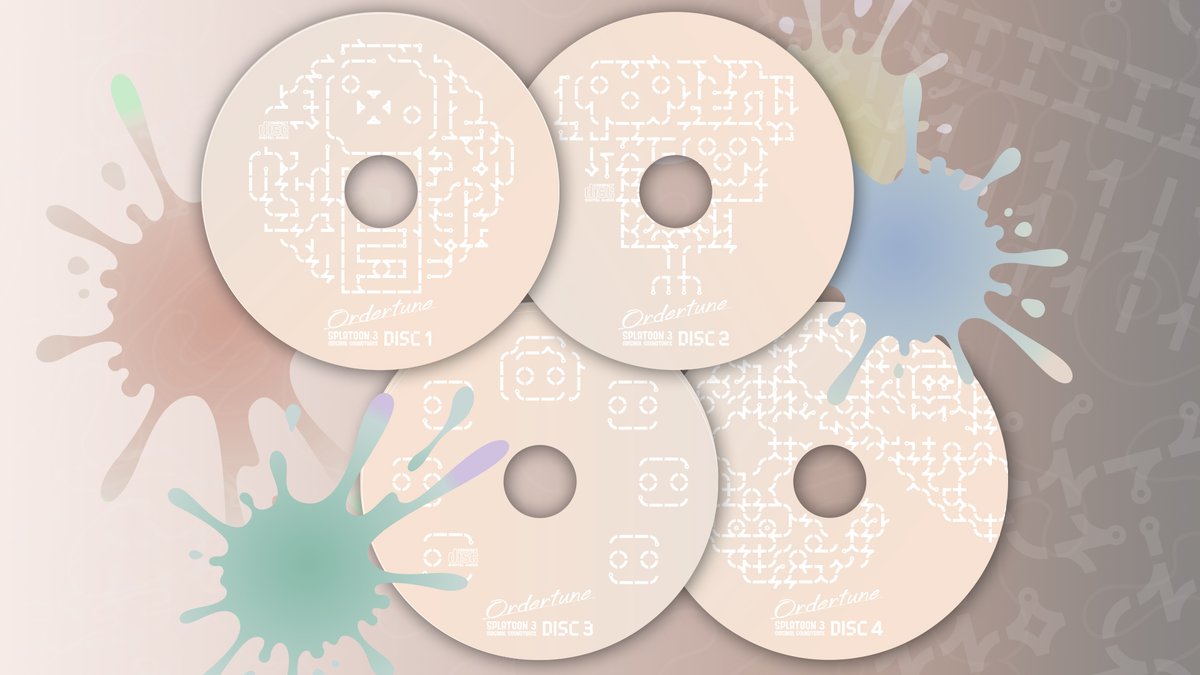 SplatoonJP's tweet image. さらに12月11日にはサウンドトラック「Ordertune」も発売される。
サイド・オーダーおよびアップデートで追加された楽曲をバッチリ収録している他、バンカライブ轟の音源も完全収録。
ブックレットに「Dedf1shのプレイリスト」、ボーナストラックとして「バンカラ三中校歌」も収録されているぞ。