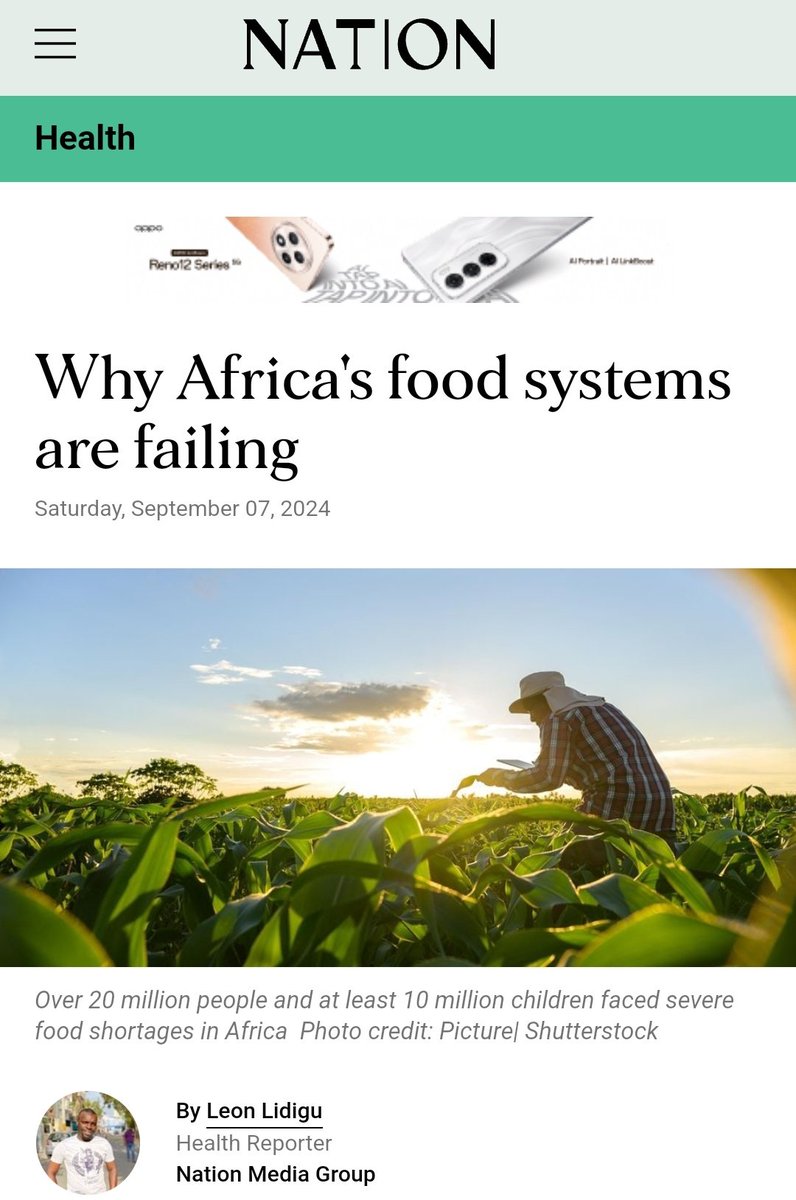 The FAO reveals our food system is failing, with 257M+ undernourished due to #climatechange, conflict and low #agricultural productivity #Childmalnutrition persists, and Africa’s food imports could skyrocket to $110B by 2025.#FoodCrisis #SustainableFuture #sustainavlefoodsystem