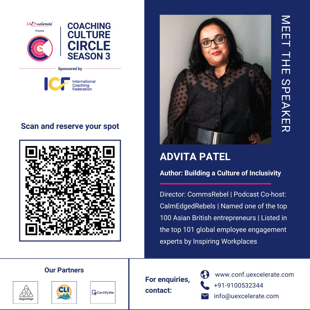 We are thrilled to reveal that <a href="/Advita_p/">Advita CommsRebel</a>, Director of <a href="/CommsRebel/">CommsRebel</a> and 𝗰𝗼-𝗵𝗼𝘀𝘁 of the 𝗖𝗮𝗹𝗺𝗘𝗱𝗴𝗲𝗱𝗥𝗲𝗯𝗲𝗹𝘀 𝗽𝗼𝗱𝗰𝗮𝘀𝘁, will be a featured speaker at our upcoming CCC Conference '24

📅 September 18-19, 2024
🌐 Airmeet

𝗥𝗲𝗴𝗶𝘀𝘁𝗲𝗿: lnkd.in/dXVNauBc