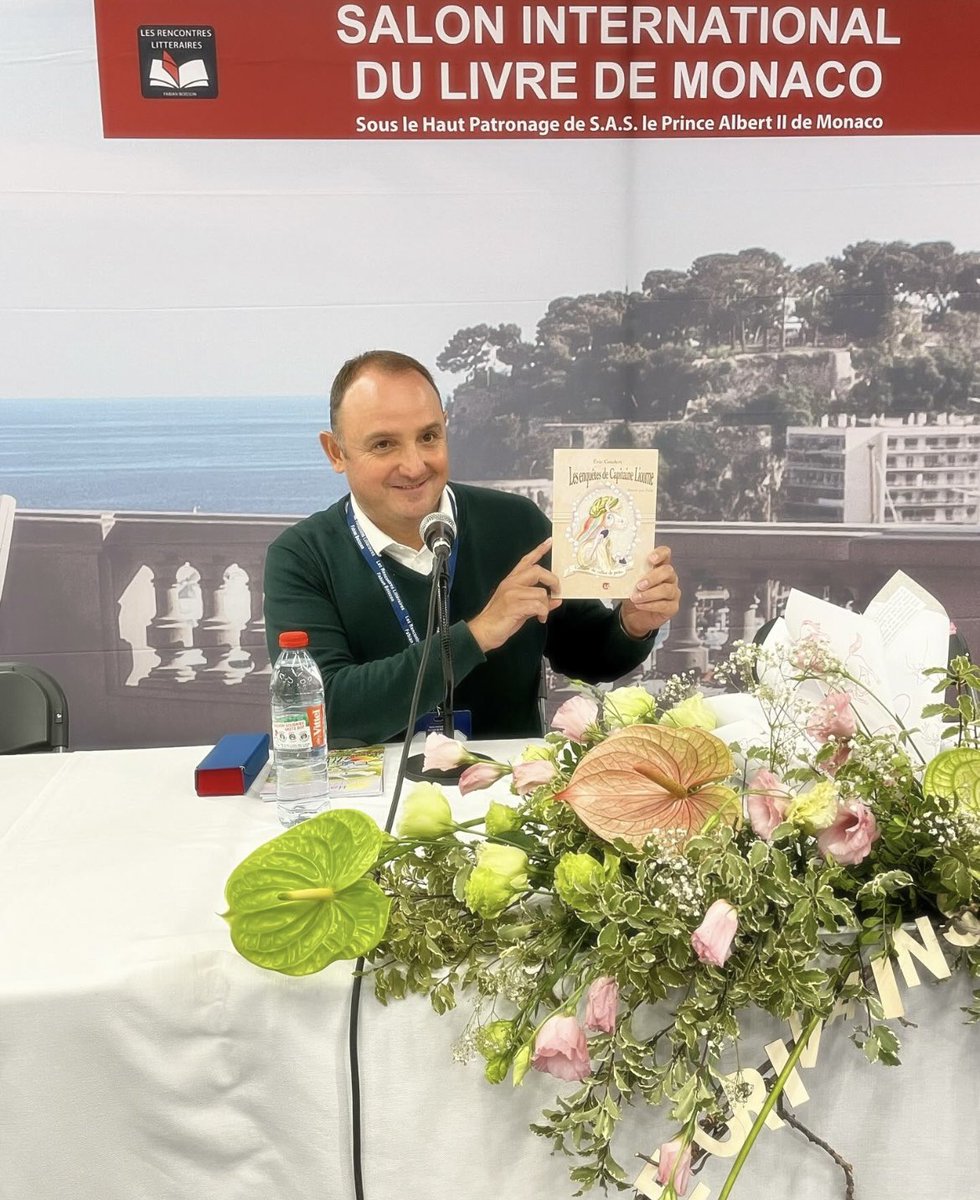 Honoré d’avoir participé à la conférence du 13e Salon du Livre de Monaco au Grimaldi Forum. J’y ai partagé ma passion pour la littérature jeunesse et mon parcours artistique.

#SalonDuLivreMonaco #LittératureJeunesse #GrimaldiForum