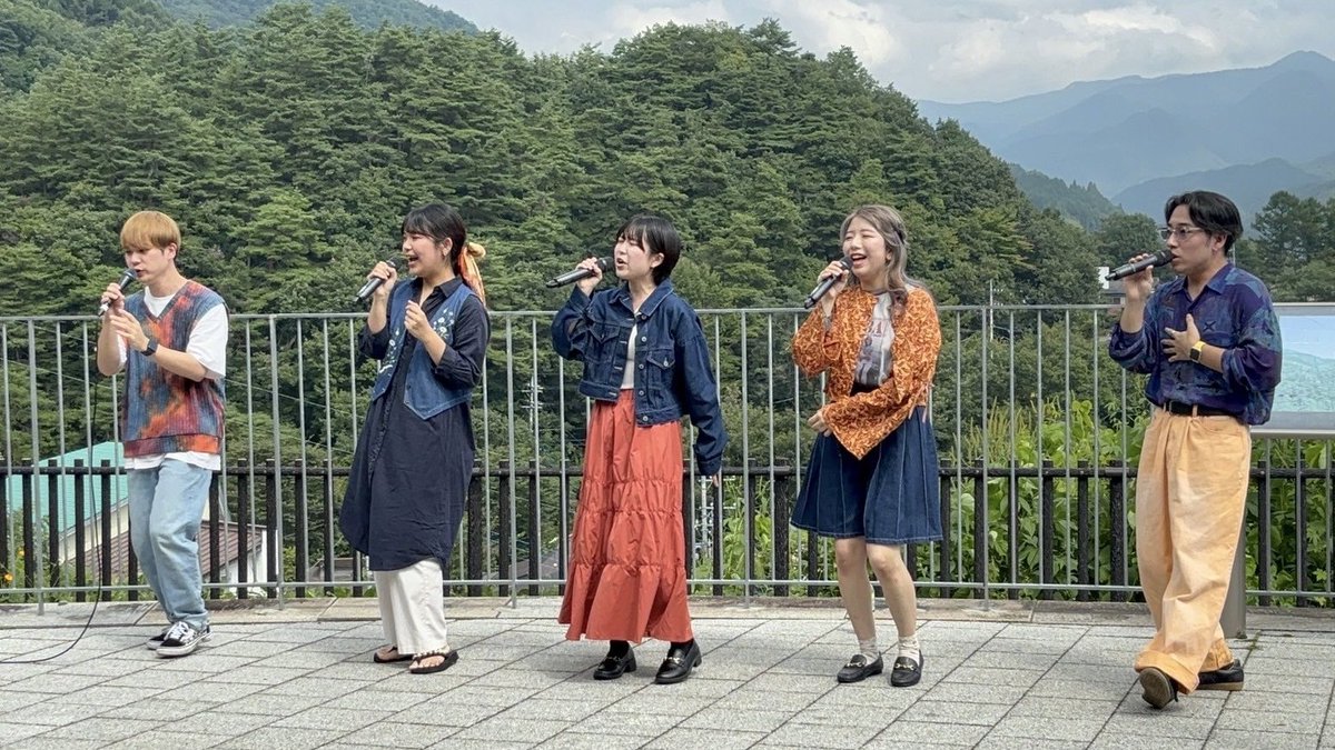 gleeclub_tcue's tweet photo. ［活動報告］
OZEかたしなアカペラファンタジーFES2024⛰️

Glee Clubより全9バンドが出演いたしました！
聴いて下さった皆様ありがとうございました🔅
#OZEFES https://t.co/uAv0Jefz6d