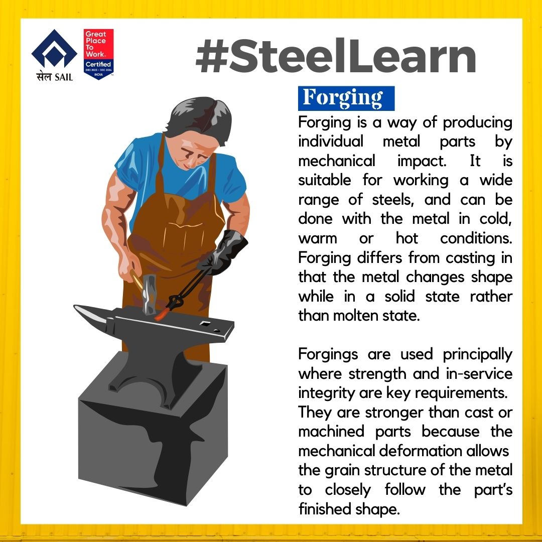 SAILsteel's tweet image. #SteelLearn - A platform to learn about all facets of steel #continuedlearning #TechnicalKnowledge