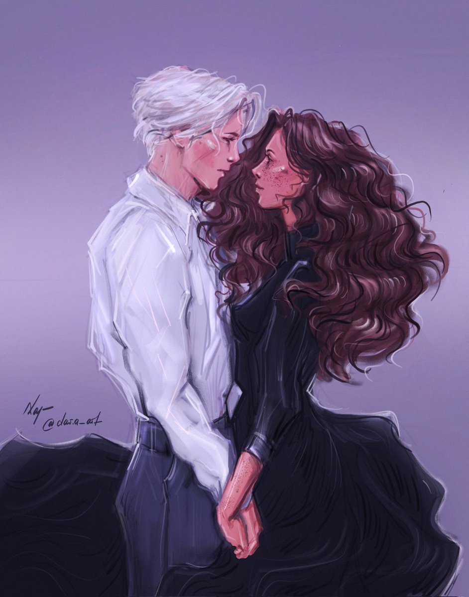 Dara_artist's tweet image. #dramione 🖤✨️