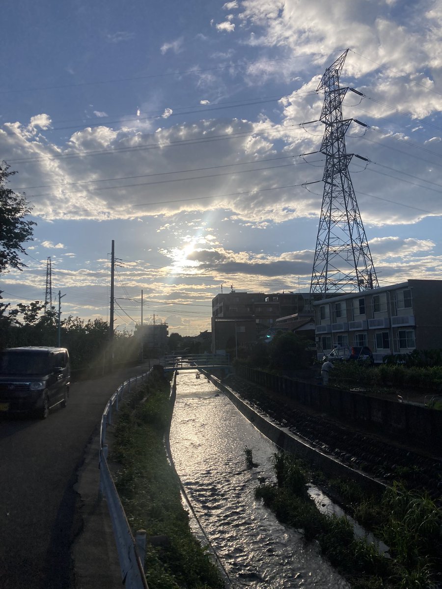 milli___meter__'s tweet photo. 道、川、路、猫 https://t.co/l7HfwUA1VB