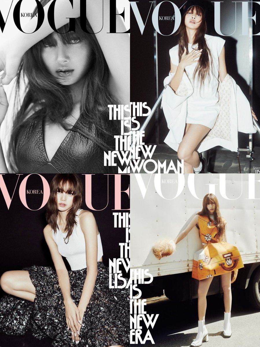 LISANATIONS_'s tweet photo. This is the NEW LISA.
This is the NEW ME.
This is the NEW WOMAN.
This is the NEW ERA.

@LouisVuitton @wearelloud 

LISA X VOGUE KOREA
#LISAxVogueKorea 
#LISAxLouisVuitton https://t.co/VnCpVkubT6