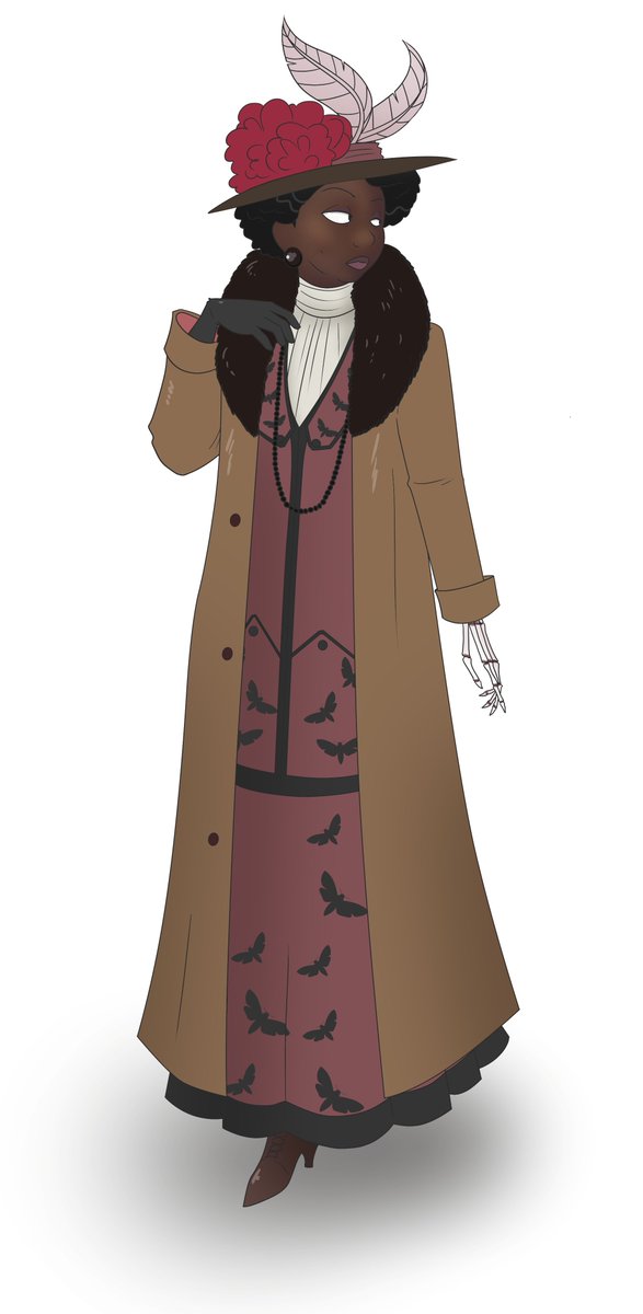 Just as Ariadne's motif is crows, Jenny's motif is moths. (I don't think she can turn into a moth, though, she just thinks they're neat.)